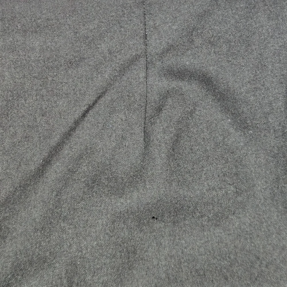 VTG Bogner Sz 10 Long Wool Cashmere Trousers Grey Straight Leg Y2K - Picture 6 of 12
